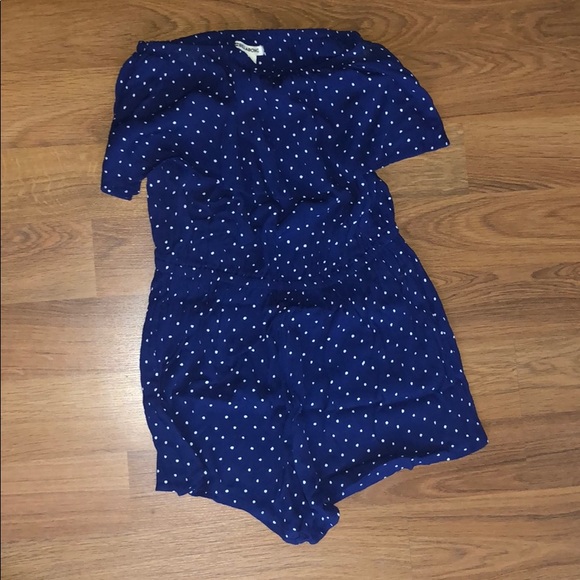 Navy blue Billabong romper - Picture 1 of 4